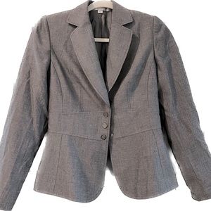 Tahari -  lovely and unique grey blazer!